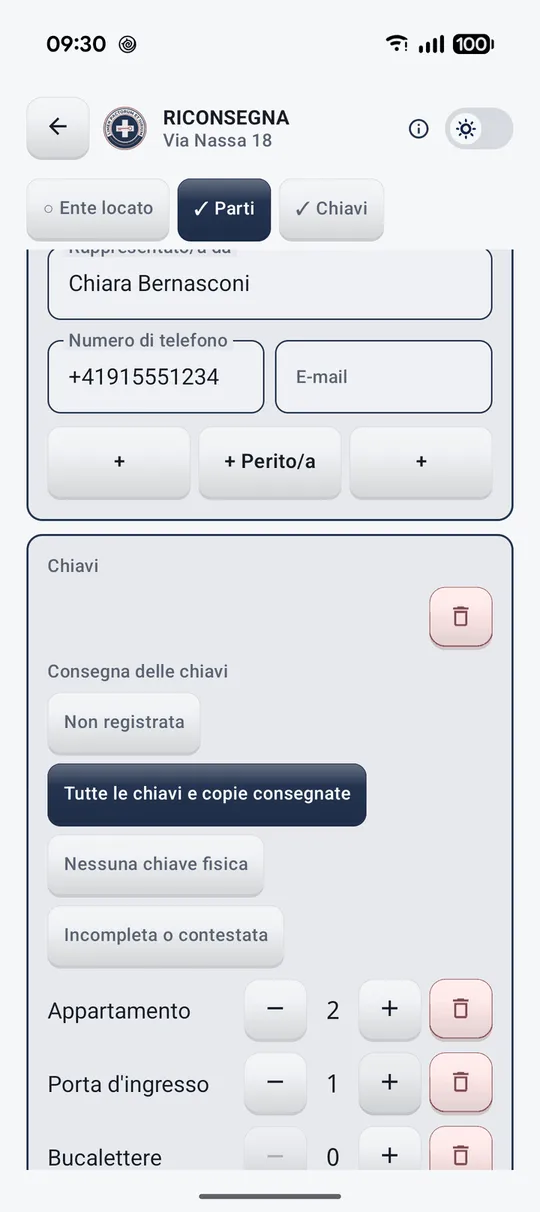 L'applicazione in immagini 8