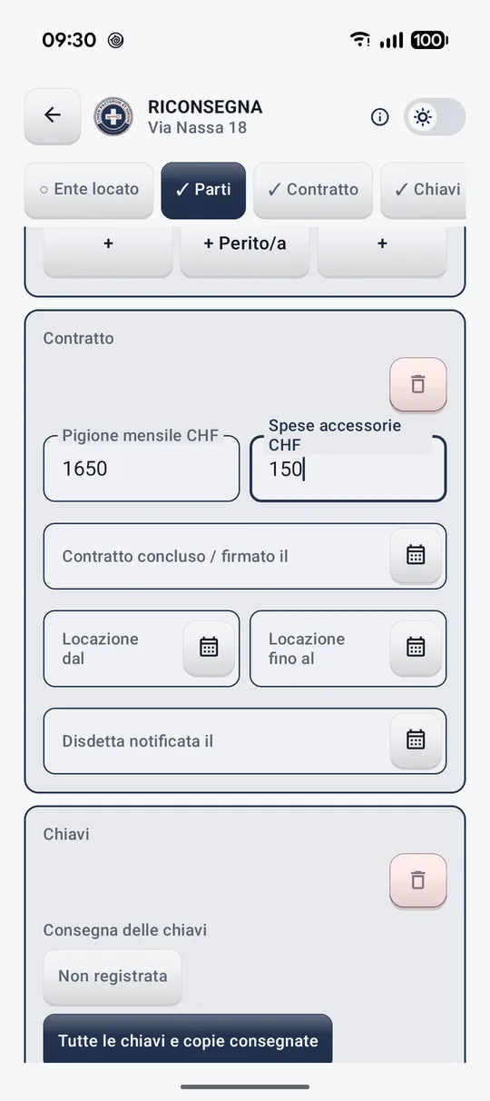 L'applicazione in immagini 9