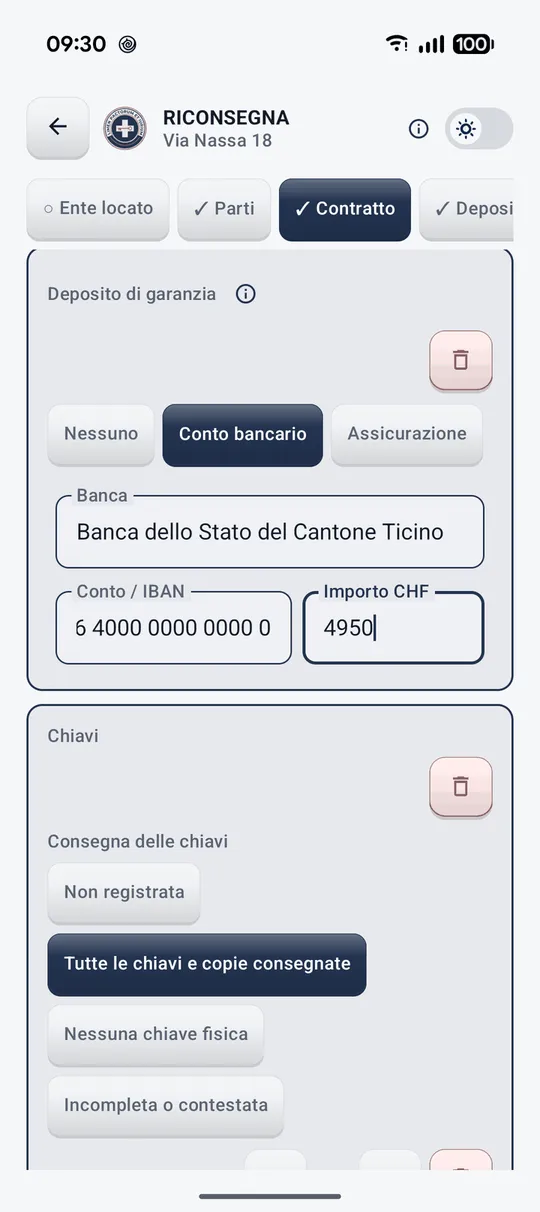 L'applicazione in immagini 10