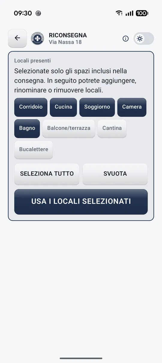 L'applicazione in immagini 12