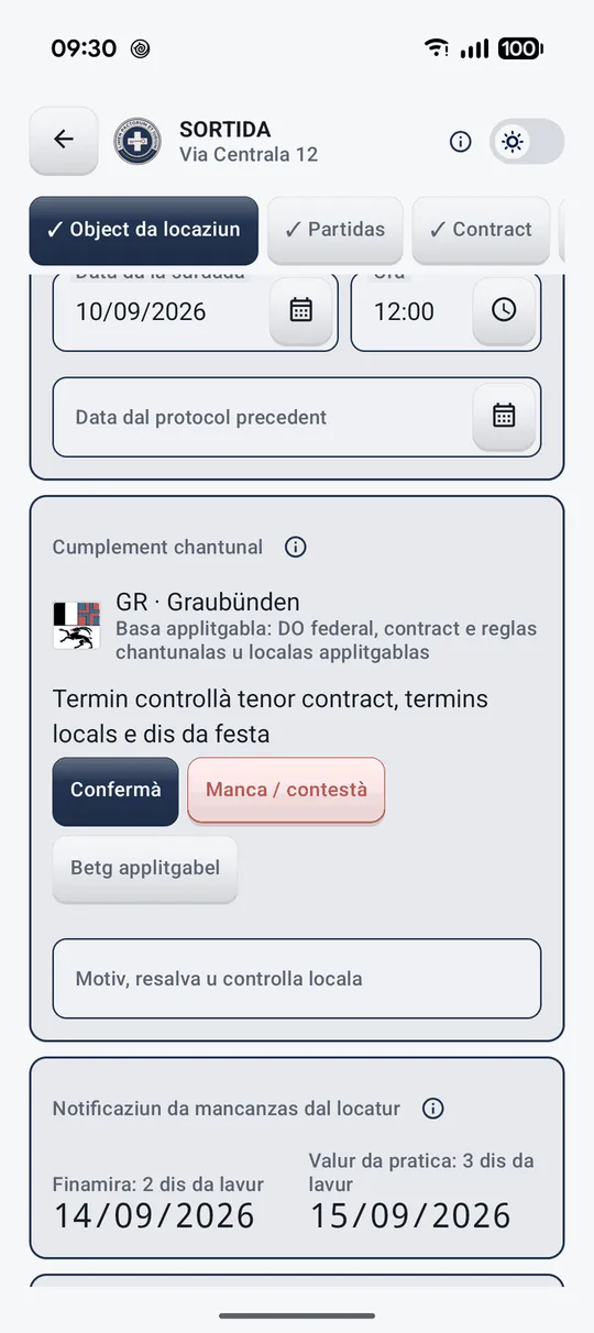 Purtrets da l'applicaziun 16