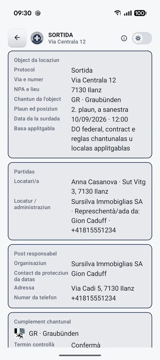 Purtrets da l'applicaziun 17