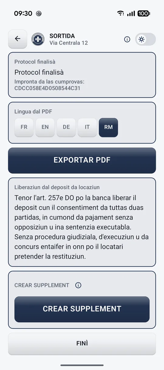 Purtrets da l'applicaziun 20