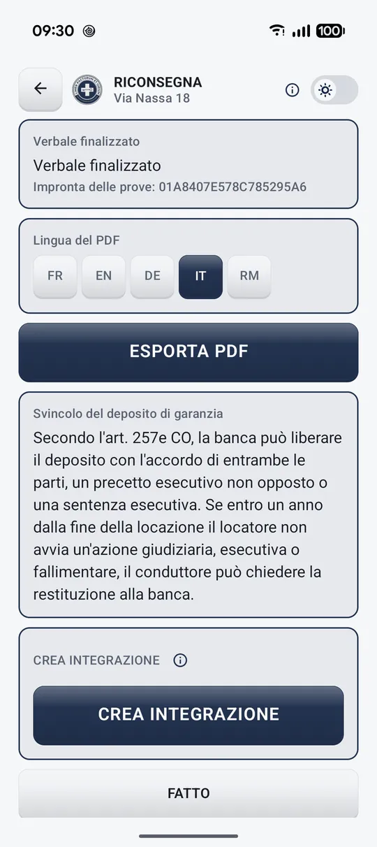 L'applicazione in immagini 20