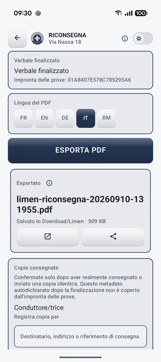 L'applicazione in immagini 21